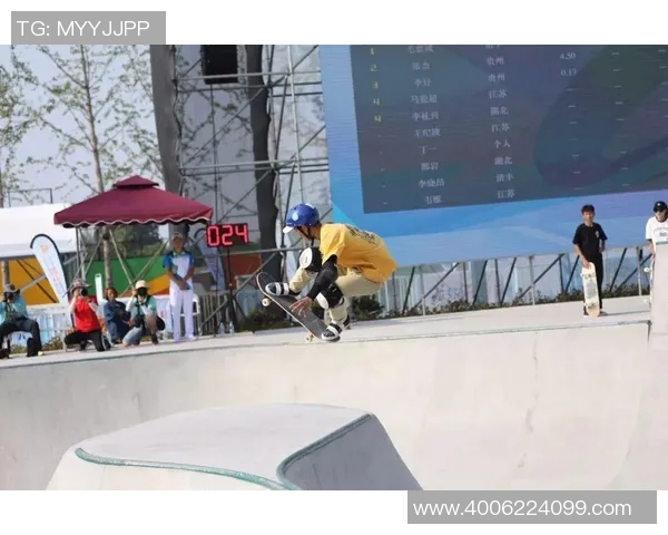 西安滑板队在极限运动嘉年华中以76分稳居积分榜首位